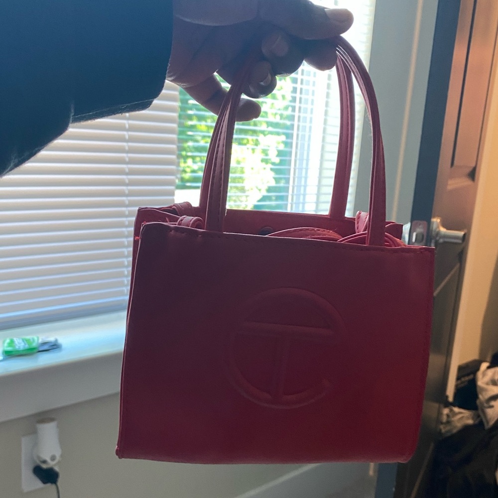 SMALL SLIGHTLY WORN TELFAR BAG